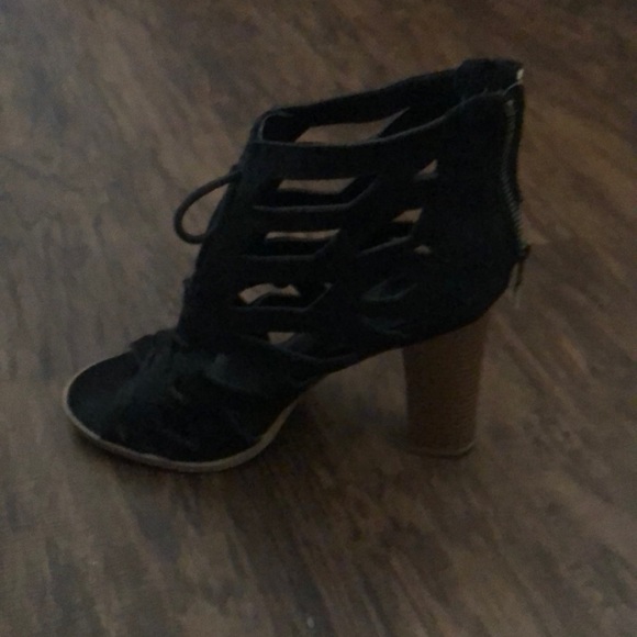 Black sandal pumps - Picture 3 of 5
